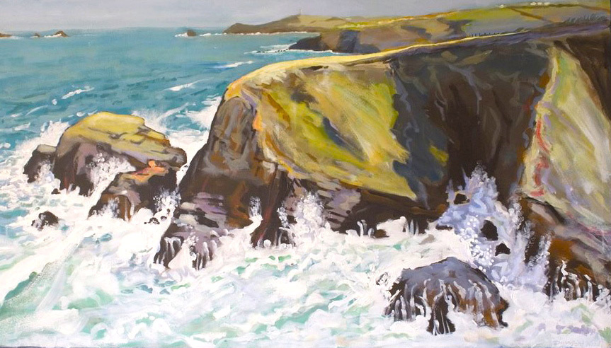 Breakens Head - Hugh Dunford Wood Landscape Paintings