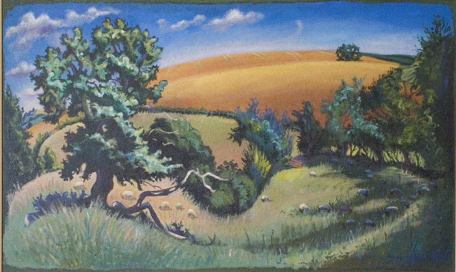 Happy Valley - Hugh Dunford Wood Landscape Paintings