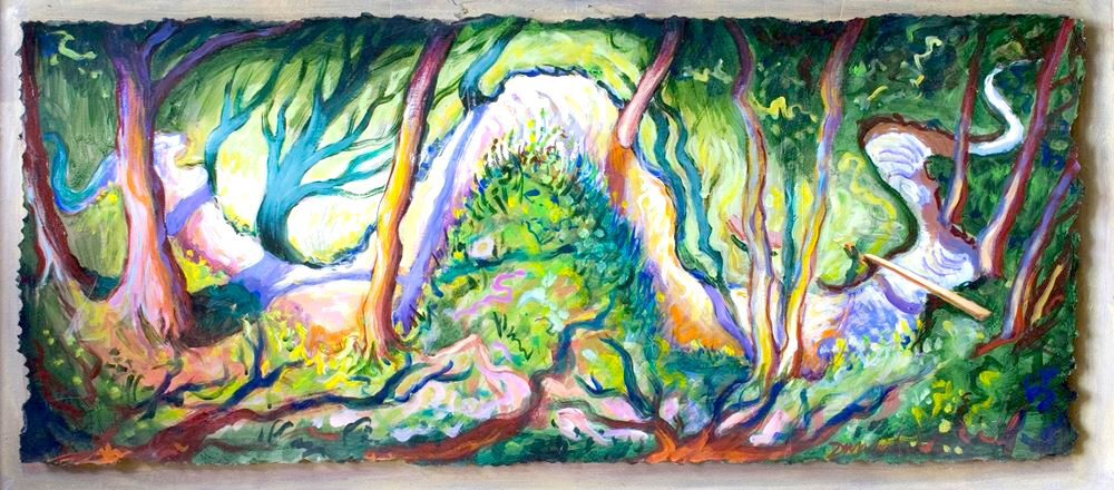 Swerford Valley - Hugh Dunford Wood Landscape Paintings