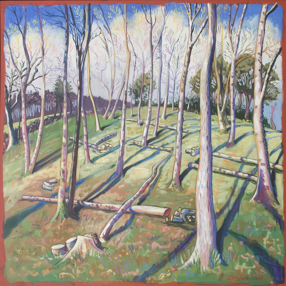 Tempest Wood - Hugh Dunford Wood Landscape Paintings