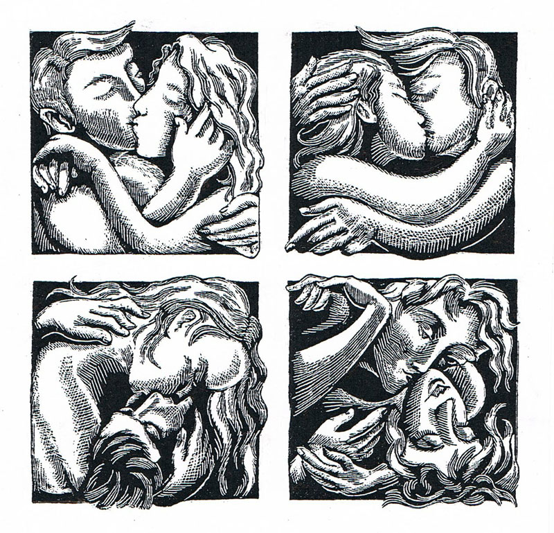 Dunford Wood - Designs - Four Ways to Kiss - A Visual Manual